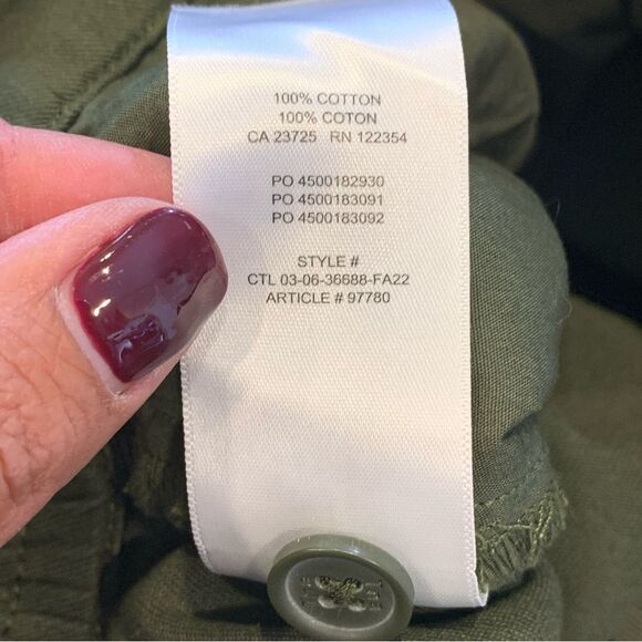 Aritzia TNA Green Fatigue Cargo Pants Size 2XL - Picture 10 of 12